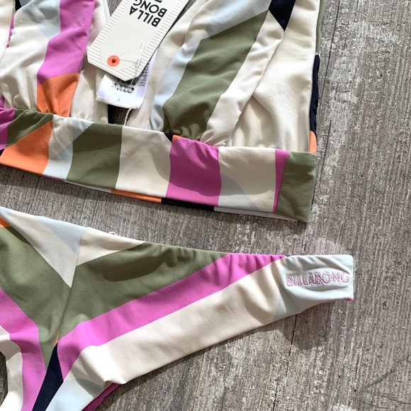 π₯π₯BILLABONG - SLOW ROLLER PLUNGE TANGA SETπ₯π₯ - Picture 9 of 10